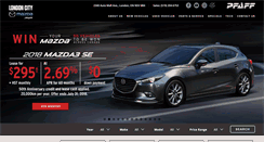 Desktop Screenshot of londoncitymazda.com